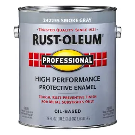 242255 Rust-oleum Alkyd Enamelsmoke Graygloss 1gal 3zhx5