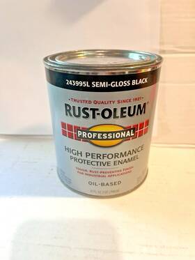 Rust-oleum 243995l Professional High Performance Protective Enamel Semi-gloss Black