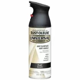 245198 Rust-oleum Spray Paint Black Flat 12 Oz