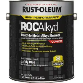 245474 Rust-oleum Paint High Gloss Oil Based Blue Gallon Metal Wood Interior Exterior Durable
