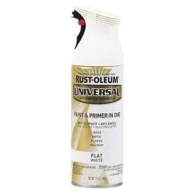 247564 Rust-oleum Spray Paint White Flat 12 Oz