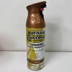 247567 Rust-oleum Hammered Copper Spray Paint And Primer In One 12 Oz