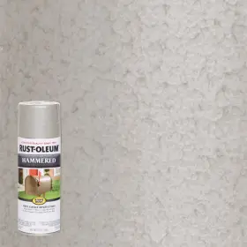 248072 Rust-oleum Stops Hammered White Spray Paint 12 Oz. - Total Qty 6