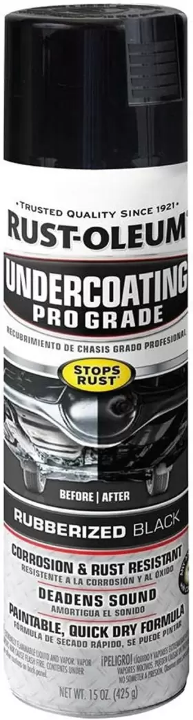 248656 Rust-oleum Professional Grade Rubberized Undercoating Spray 15 Oz - Black