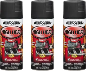 248903a3 Rust-oleum 248903-3pk Automotive High Heat Spray Paint 12 Oz Flat Black 3 Pac