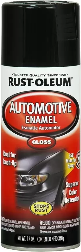 248932 Rust-oleum Gloss Black 12 Oz Automotive Engine Enamel Spray Paint