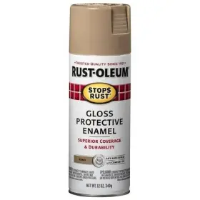 249032 Rust-oleum 6 Pack Stops Protective Enamel Gloss Khaki Free Shipping