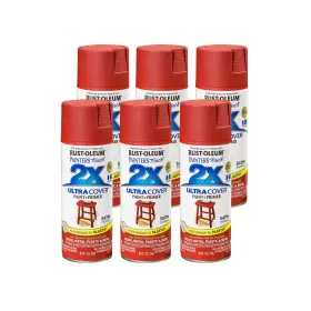 249068-6 Rust-oleum Painters Touch 2x Ultra Cover Spray Paint Satin Paprika 6 Pack - Make Offer