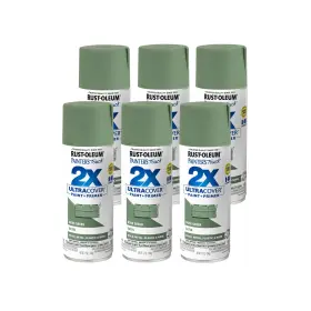 249071-6 Rust-oleum Pack Of 6 12 Ounce Satin Moss Green Spray Paint For Interior And Exterior Use 249071-6 Rust-oleum Pack Of 6 12 Ounce Satin Moss Green Spray Paint For Interior And Exterior Use