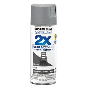 Rust-oleum 249078-6 Painters Touch 2x Ultra Cover Satin Granite Paint 12 Ounce Pack Of 6