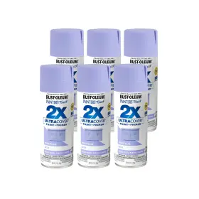 249079-6 Rust-oleum Painters Touch 2x Satin French Lilac Spray Paint 12 Oz Case Of 6