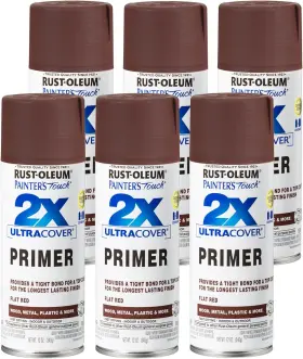 249086-6 Rust-oleum 334018-6pk Painters Touch 2x Ultra Cover Spray Primer 12 Oz Flat R
