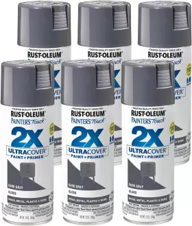 249115-6 Rust-oleum 334031-6pk Painters Touch 2x Ultra Cover Spray Paint 12 Oz Gloss D