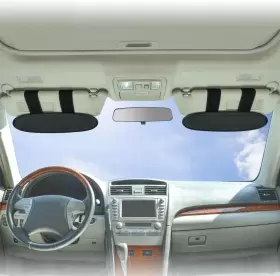249122-6 Rust-oleum Anti-glare Anti-dazzle Vehicle Visor Sunshade Extender Sun Blocker For Cars Van