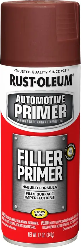 249320 Rust-oleum Automotive Filler Primer Spray 11 Oz Red