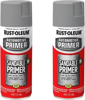 249415 Rust-oleum Automotive Sandable Primer Spray 12 Oz Gray Pack Of 2