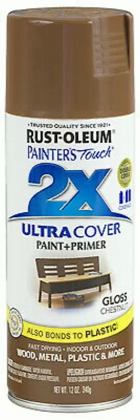 249847 Rust-oleum Painters Touch 2x Spray Paint Gloss Chestnut 12-oz
