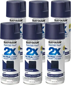 249854-6 Rust-oleum 249854-6pk Painters Touch 2x Ultra Cover Spray Paint 12 Oz Satin