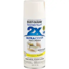 249860 Rust-oleum Spray Paint Semi-gloss Ivory Bisque 12 Oz Can