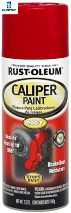 251591 Rust-oleum 12-ounce Red Automotive Caliper Spray Paint 12 Ounce Pack O