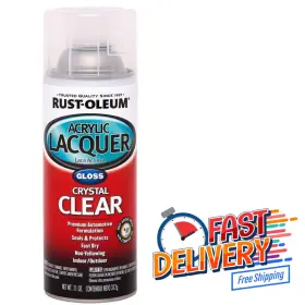 253366 Rust-oleum New Automotive Acrylic Lacquer Spray Clear Gloss 11-ounce Pack Of 1