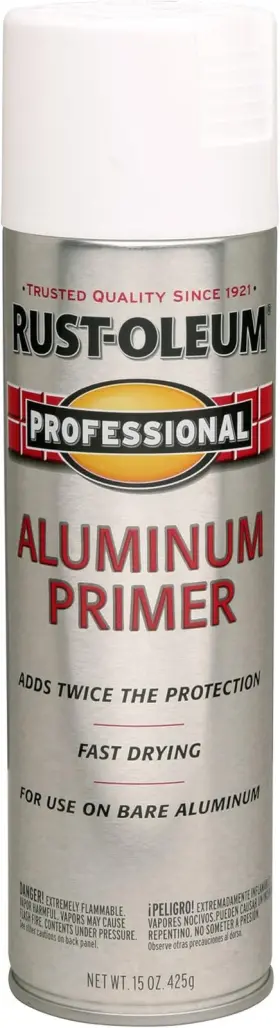 254170 Rust-oleum Professional Primer Spray Paint 15 Oz Aluminum