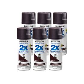 Rust-oleum 257462-6 12 Ounce Satin Dark Walnut Paint Pack Of 6 Interior Exterior Superior Coverage