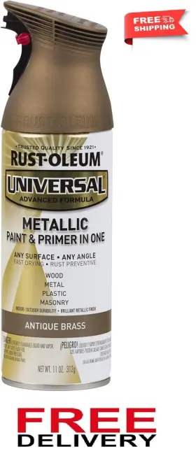 260728 Rust-oleum Universal All Surface Metallic Spray Paint 11 Oz Free Ship