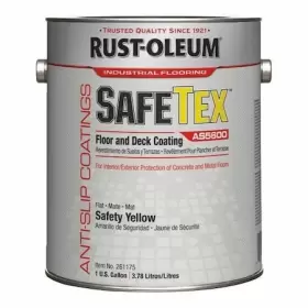 261175 Rust-oleum 1 Gal Anti-slip Floor And Deck Coating Gloss Finish Yellow