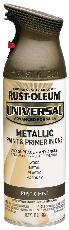 Rust-oleum 261414 Universal Spray Paint 11 Ounce Metallic Oil Based All Surface