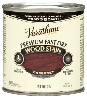 262035 Rust-oleum Cabernet Varathane Premium Fast Dry Wood Stain 2 Pint Can