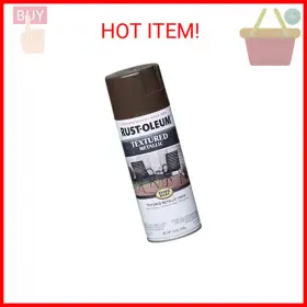 262660 Rust-oleum Stops Metallic Textured Spray Paint 12 Oz Mystic Brown