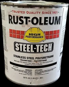 266822 Rust-oleum Steel-tech Polyurethane Quart