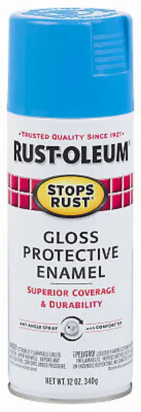 269292 Rust-oleum Stops Spray Enamel Maui Blue Gloss 12-oz. - Quantity 1