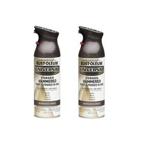 Rust-oleum 271480a2 Rust-oleum 271480-2pk Universal All Surface Forged Hammered Spray Paint 12 Oz