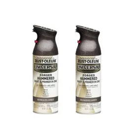 271480a2 Rust-oleum 271480-2pk Universal All Surface Forged Hammered Spray Paint 12 Oz
