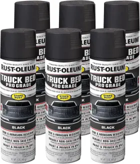 Rust-oleum 272741-6pk 6pack Automotive Professional Grade Truck Bed Coating Spray 15 Oz