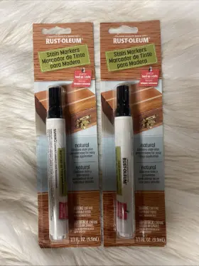 273160 Rust-oleum Stain Marker Touch Up Natural New Wood Finish Lot Of 2