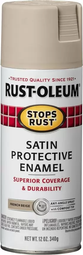 276271 Rust-oleum Stops Spray Paint 12 Ounce Pack Of 1 Satin French