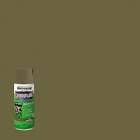 279176 Rust-oleum 6 Pak Specialty 12 Oz Camouflage Army Green Spray Paint Voc Co
