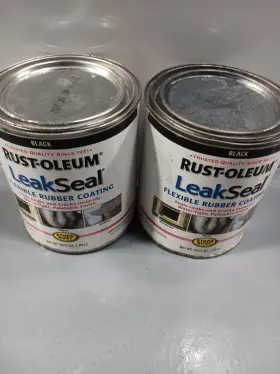2793681113 Rust-oleum 2 Cans Leakseal Black 30 Fl Oz
