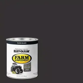 280104 Rust-oleum Farm Equipment Implement Paint 1quart Black 2-pack Gloss Enamel