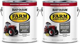 Rust-oleum 280167 Rust-oleum 280167-2pk Farm And Implement Enamel Paint Gallon International Harve