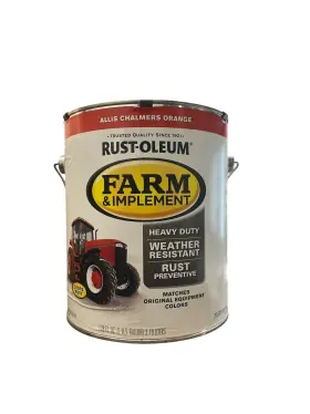280176 Rust-oleum Specialty Farm Equipment Enamel Allis Chalmers Orange 1 Gal