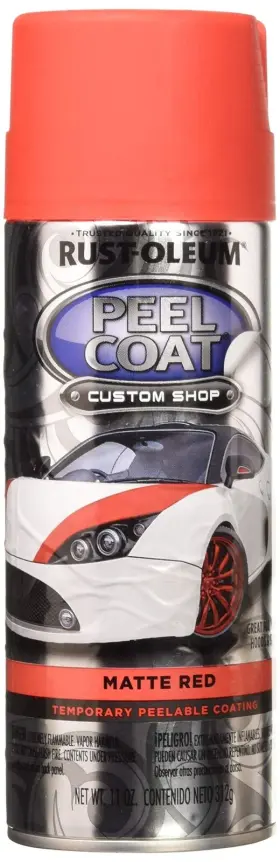 283780 Rust-oleum Peel Coat 11oz Red Matt