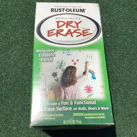 284637 Rust-oleum Specialty Dry Erase Brush-on Paint Kit