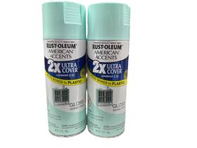 Rust-oleum 285025 2 Rust-oleum Painters Touch 2x Ultra Cover 12 Oz/each- Ocean Mist-new