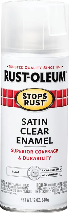 285092 Rust-oleum Stops Spray Paint 12 Oz Satin Clear