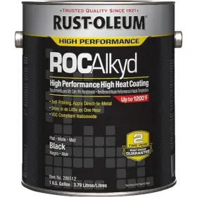 286512 Rust-oleum Heat Resistant Coating Black Metal