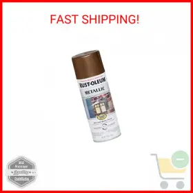 286525 Rust-oleum Stops Metallic Spray Paint Dark Copper 11 Oz Pack Of